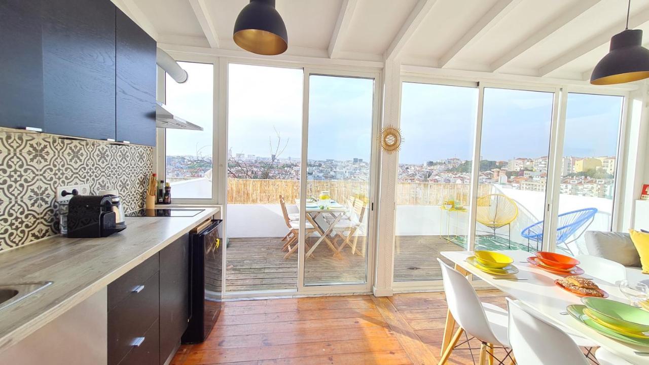 Happy Stay Lisbon - Suite With A View, Private Terrace & Ac Zewnętrze zdjęcie